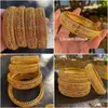 Bangle Bangle Pulseiras Etíopes Habesha 24k Cor de Ouro S Árabe Dubai Bangles para Mulheres Jóias de Casamento Africano Drop Delivery Jewell DHT2S