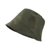 Berets Bucket Hats For Women Winter Warm Plush Scrub Leather Fisherman Hat Casual Solid Color Dust Proof Visors Sun Female Gorra