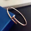 Ногтевой браслет браслет творческий браслет для ногтей моды розовый золото серебро простые универсальные пары браслетных аксессуаров