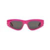 0095 Roze Grijs Ovale Vrouwen Zonnebril voor Vrouwen Cateye Vorm Bril Mode Franse Zonnebril Zomer Eyewere met Box312i