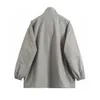 Mens Jacket Balencigss Coat Trendy Brand 2023 New Blcg White Gray Patchwork Slogan Mens and Womens Casual Sports Paris Stormtrooper Jacket