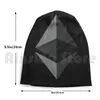 Bérets Ethereum sur bonnets noirs imprimés, casquette pull confortable Eth Crypto crypto-monnaie blockchain