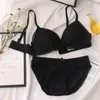 Sexy Set Lace Embroidery Bra Women Push Up Underwear and Panty Plus Size 70 75 80 85 90 ABC Cup Top For Female 231211