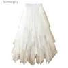 Jupes Tulle jupes femmes Faldas jer Moda 2021 mode élastique taille haute maille Tutu Maxi plissé longue Midi Saias Jupe femmes JupeL231212