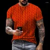 Men's T Shirts Simple Elegant Black Stripe T-shirt Pullover Sportwear Summer O Neck Casual Loose Short Sleeve Imitation Sweater Clothing