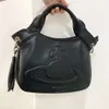 Ontwerper Viviene Westwoods Tas Viviennewestwood de Westerse Keizerin Dowagers Relief Saturn Handtas een Niche Middeleeuwse Tas Vintage Tassel Ingot Bag Woon-werkverkeer Handhe