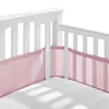 Rails Bed 2pcsset Baby Mesh Crib Liner Oddychający letni niemowlę zderzaki Urodzone łóżeczko wokół obrońcy 231211