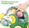 Bath Toys Water Battle Bath Toy For Toddler Turtle Baby Bath Toy With Wind-Up Swimming Turtle Glid Bathtub Toys Powerful Sug Cup Q231212