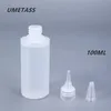 Umetass 내구성 플라스틱 스퀴즈 병 100ml 누출 방지 비 빈 드롭퍼 병을 액체 오일 콜러 안료 판매 T200819256E