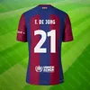 23 24 Blaugrana Soccer Jerseys-F。 De Jong、Ferran、Lewandowski Editions.Premium for Fans-ホーム、アウェイ、サード、キッズコレクション。さまざまなサイズのカスタマイズオプション