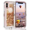 Étuis de téléphone portable liquide à sable mouvant en gros pour iphone XR XS Max 11PRO 8 7 6plus couverture arrière du Robot défenseur