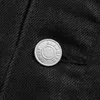 Herrenjacke Balencigss Mantel Hohe Version Autumnwinter Paris Neue trendige Marke Full Sky Star Hot Diamond Letters Washed Denim Jacke für Männer und Frauen