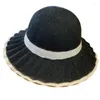 Chapeaux à large bord UV pour visière de protection solaire avec couture 3D