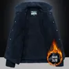 Mens Down Parkas Winter Cotton Casual Plus Velve Male Outwear Fleece Thick Warm Windbreaker Militärjacka Högkvalitativ bombplan Jackor 231212