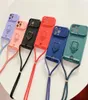 Multifunctional card hanging rope Phone Cases For Samsung S22 Plus S21 Ultra A12 A22 iPhone 13 12 11 13Promax 12Promax xr x xsmax 7919149