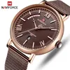 Naviforce Watch Men Fashion Business Watches Heren's Casual waterdichte Quartz polshorloge roestvrijstalen mesh relogio masculino260y