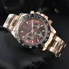 R0lex Wrist Watches for Men 2024 New Mens Watches All Dial Work Work Quartz Watch عالية الجودة أعلى العلامة التجارية الرفاهية على مدار الساعة Men Fashion Ro007