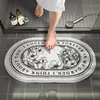 Carpet NonSlip Bath Mat Floral Doormat Absorbent Carpets Entrance Rug Balcony Floor Mats Living Room Bathroom kitchen decor plush Rugs 231211