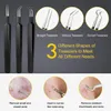 Eye Massager Pimple Popper Tool Kit 10 PCS Blackhead Remover Comedone Ctor Zit Ta bort för pannan och näsa hudvårdsverktyg 231211