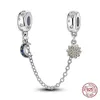 925 Sterling Zilver LIEFDE lock chain Charms Fit Originele Pando Charms Armband CZ Zirkoon Kralen Sieraden