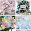 QIFU Macaron Balloon Garland Arch Kit Wedding Baloon Happy Birthday Party Decor Kids Adult Baby Shower Ballons Globos 102243P