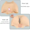 Forma de mama silicone1.9 polegadas grande nádega quadril acolchoado falso vagina calcinha para sexy crossdresser homem para mulher cosplay transgênero 231211