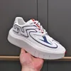 Toppkvalitet America's Cup Men plattform sneaker tyg nylon mesh läder skor bröllop klänning tränare låg topp vandring lägenheter tjocka sulor gummi storlek 38-45box