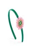 2022 NOWOŚĆ Spring Summer Candy Kolor Opaski na głowę Flower HED TASTER FOR REPARCHILD HAIR