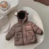 Manteau d'hiver à capuche épais et chaud, veste chaude pour garçons et filles, pardessus d'extérieur décontracté, à la mode, pour enfants de 1 à 7 ans