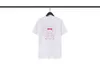 T-shirts classiques de haute qualité marque col rond manches courtes hauts T-shirts noir blanc rose T-shirts décontracté fer à cheval sanscrit croix imprimé T-shirt taille M-2XL