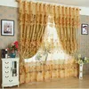 Tenda di lusso in puro oro tende oscuranti Jacquard ombreggiatura finestra mantovana per soggiorno camera da letto decorazione personalizzata 231211