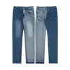 Jeans de luxe Jeans de luxe femmes marque de mode femmes bleu taille haute vêtements de rue jambe large Jean femme pantalon droit Denim pantalon Designer Joggers pantalon 85M4