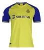 Nouveau 23 24 Al Nassr FC Soccer Jerseys Ronaldo 2023 2024 Accueil jaune loin CR7 Gonzalo Mane Martinez Talisca FANS hommes