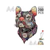 Puzzles Puzzle en bois aux couleurs vives loup hibou aigle chat jouet intellectuel animal senior pour Adts Drop Delivery Dhtlu