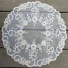 Tapis de Table brodé, napperons en dentelle, napperons en Crochet, tasse, sous-verres, napperon rond de 42cm, Kitchen274U