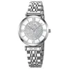 Women's fashion watches high quality Star Diamond Solid stainless steel trend quartz watch with waterproof 41mm watch