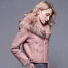 Fourrure femme Fausse fourrure veste d'hiver femmes femmes réel manteau de fourrure de mouton chaud véritable mérinos en peau de mouton en cuir Parka grand réel fourrure de raton laveur manteaux 231211