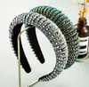 Full Crystal Hair Bands For Women Lady Luxury Shiny Padded Diamond Headband Hair Hoop Fashion Hair Accessories1723466