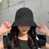 Breda brimhattar Handgjorda virkade floppy Summer Collapsible Dome Bucket Hat Hollow Out Solid Color Beach Caps Simplicity Soft Women 2023