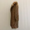 Futro męskie sztuczne futra zima ciepła sztuczna kurtka futra Mężczyźni grube w rozmiarze długa kurtka vintage vintage snowsuit kurtka na futra męskie 231211