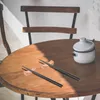 Dinnerware Sets Spoon Rest Chopsticks Holder Stainless Steel Fork Kitchen Tabletop Desktop Home Supplies Ladle