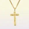 Jezus ketting verguld roestvrij staal hanger mode religieus geloof kettingen heren hiphop sieraden6478934