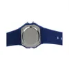 Часы для мужчин, цифровые часы с силиконовым резиновым ремешком, винтажные цифровые часы для мальчиков и девочек, Mens284M