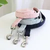 Dog Collars Leashes Warm Padded Dog Harness and Leash Set Small Medium Dogs Cat Vest Harnesses With Pet Lead Leash Chihuahua Yorkshire Soft Fleece 231212