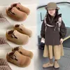 Criança bota de couro genuíno das crianças único 2023 outono/inverno novas meninas meninos casual com pelúcia macio da criança botas do bebê sapatos