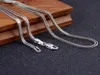 Collier tissé en argent pur S925, chaîne de queue en argent Sterling thaïlandais pour hommes et femmes, chaîne Chopin rétro personnalisée, bijoux masculins 2201131285382