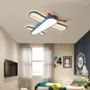 Deckenleuchten Neuartiges Design Flugzeug 24W 36W LED-Licht Dimmbar Schlafzimmer Junge Mädchen Cartoon Kinderzimmer