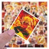 52pcs engoku demon anime graffiti ملصقات pvc pvc pack for fridge carcase carcase laptop cup cup phone desk kycle skateboard case.