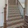 Adesivi murali 6 pezzi decalcomanie con motivo a mattoni colorati europei decorazioni per la casa impermeabili
