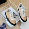 Dames Platform Hakken Sneakers Veterschoenen Vrijetijdsschoen Retro Zwart Blauw Beige Rood Laag uitgesneden Sporttrainer Hardloopschoen Gewatteerde textuur Slippers Antislipzolen